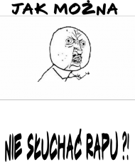 Koszulka ,,Jak można nie słuchać rapu'' damska