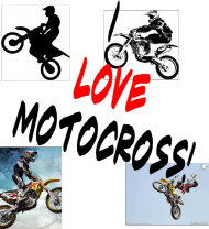 Koszulka - I love motocross!