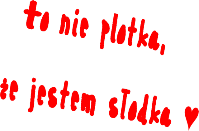 jestem słodka