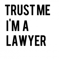 Lawyer Trust T shirt /White (M)