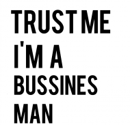 Bussines Man Trust T shirt /White (M)