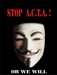 STOP ACTA/BLACK/WOMAN