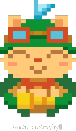 Pixel Teemo-Koszulka damska (czarna)