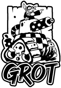 Grotowy kubek z nowym logo