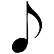 i love music - biała