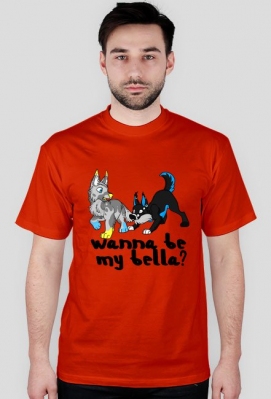 Koszulka "Wanna Be My Bella?" | wiele kolorów |Męska - MSMWear