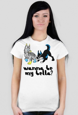 Koszulka "Wanna Be My Bella?" | wiele kolorów | Damska - MSMWear