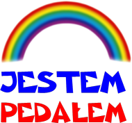 KOSZULKA - JESTEM - PEDAŁEM - BIAŁĄ