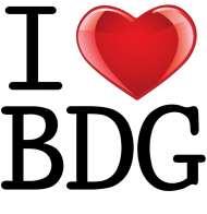 I love BDG - bluza kaptur