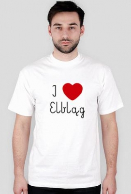 Urban - I Love Elbląg - T-Shirt (WHITE) - szamiibeatsoutlet