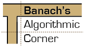 Banach's Algorithmic Corner