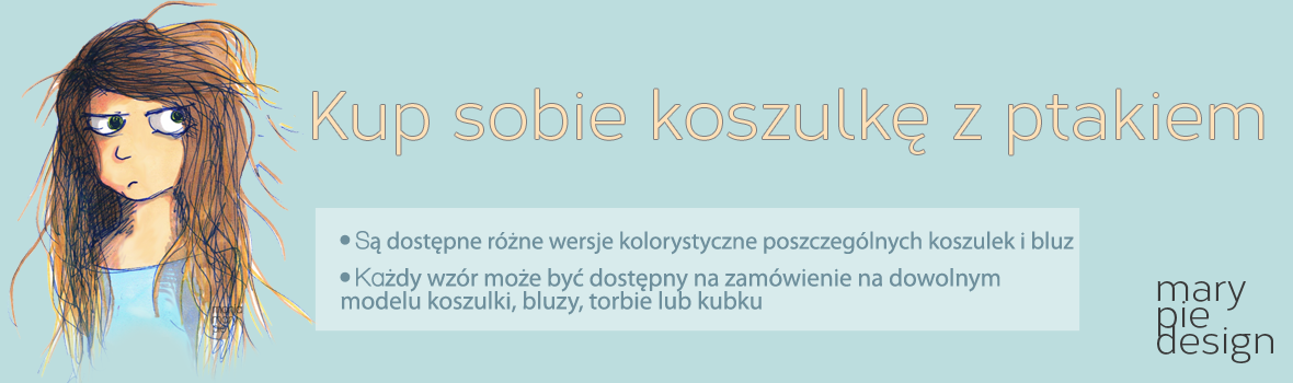 Kup sobie koszulkę z ptakiem